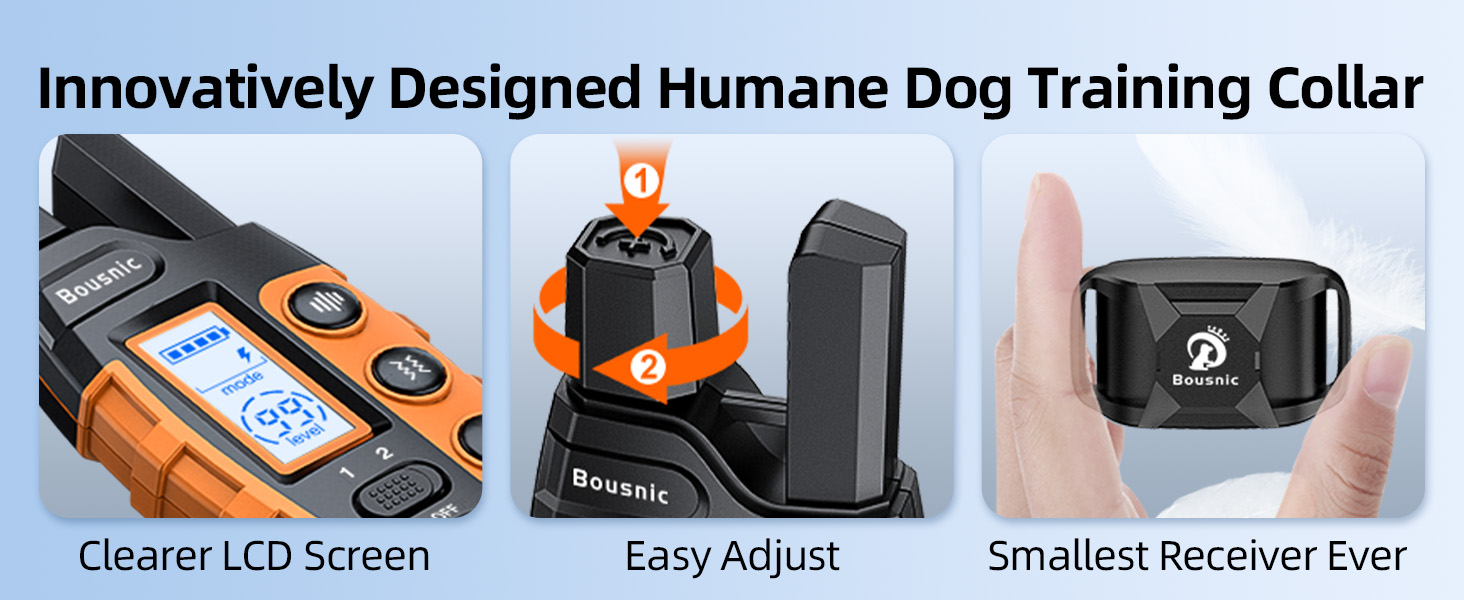 innovatively designed humane dog training collar