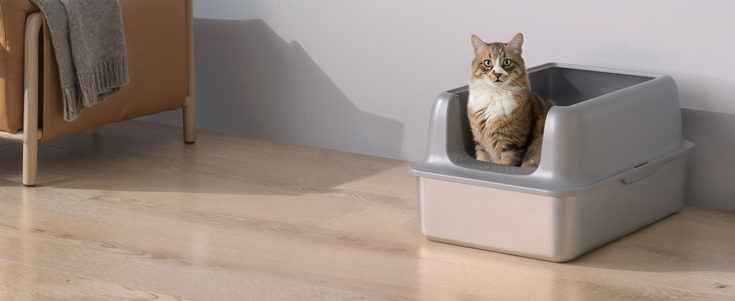 Stainless Steel Cat Litter Box