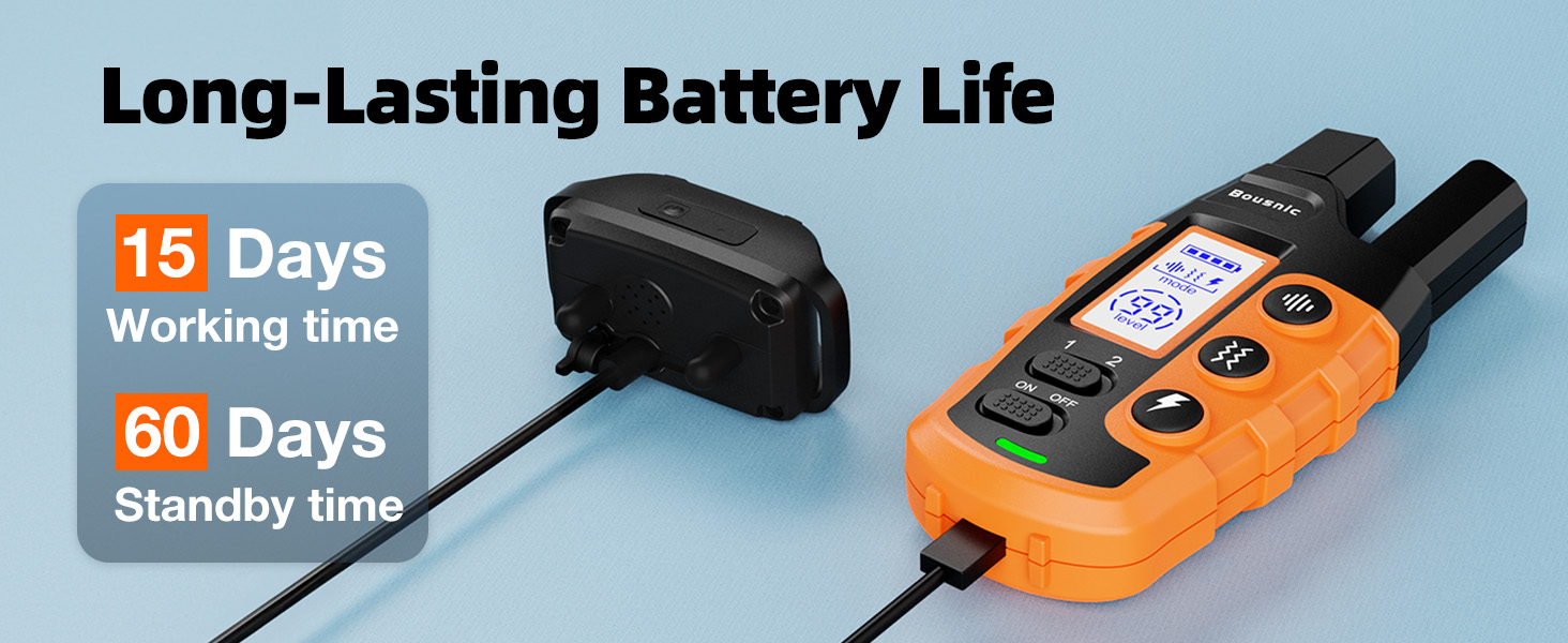 Long lasting battery life