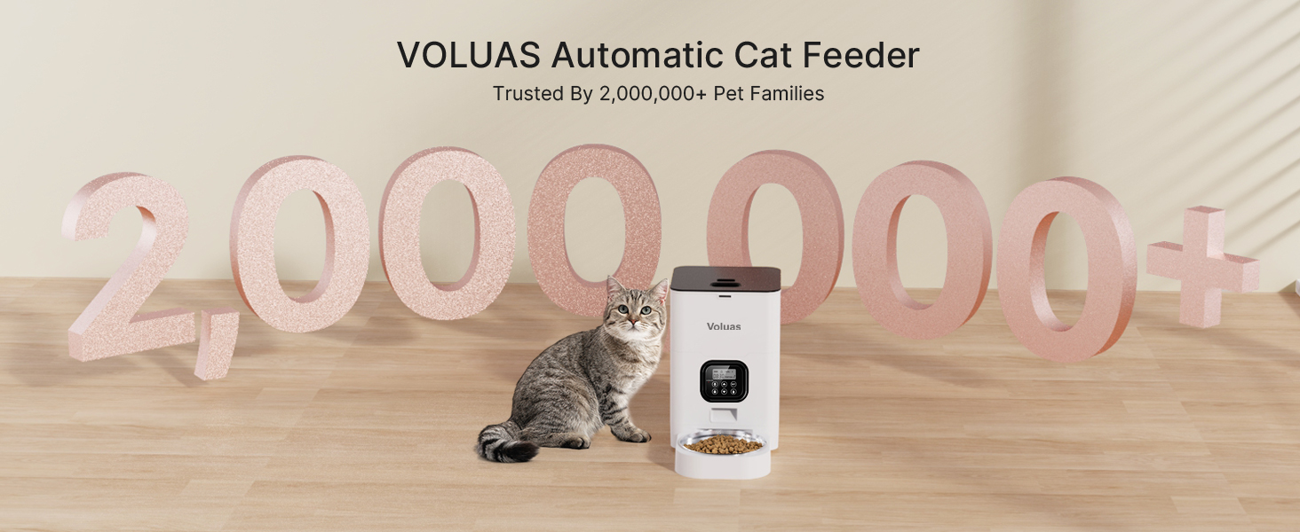 VOLUAS Automatic Cat Feeders